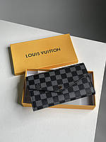 Louis Vuitton Sarah Wallet Grey Chess 20 х 11 х 2 см Женские кошельки и портмоне хорошее качество