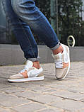 Nike Air Jordan Retro 1 Low Beige White, фото 2