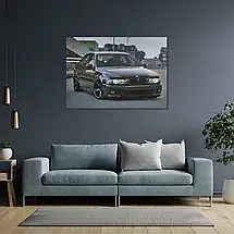 Плакат "BMW E39", 43×60см, фото 3