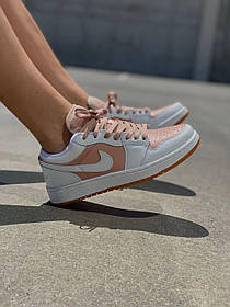 Nike Air Jordan 1 Low Tan White