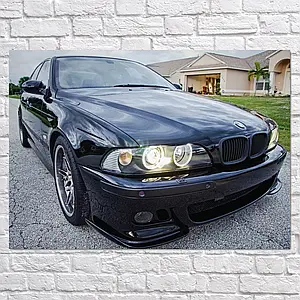 Плакат "BMW E39", 43×60см