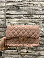 Chanel 2.55 Pink Gold 25x17x8 женские сумочки и клатчи хорошее качество