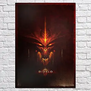 Плакат "Дьябло 3, Diablo 3", 60×43см