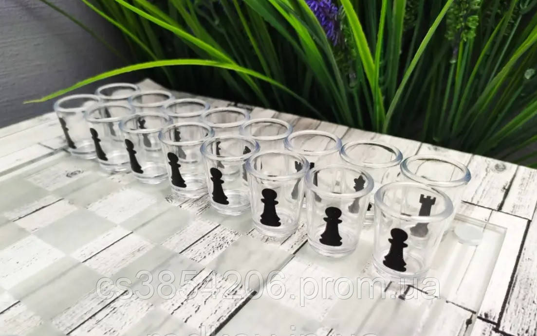 Настольная игра с алкоголем для компании друзей за столом, алко шахматы для взрослых, алкоигра с рюмками zin - фото 8 - id-p1946788235