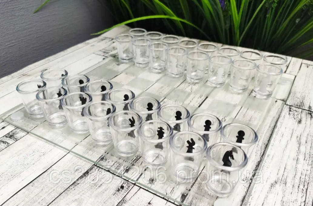 Настольная игра с алкоголем для компании друзей за столом, алко шахматы для взрослых, алкоигра с рюмками zin - фото 10 - id-p1946788235