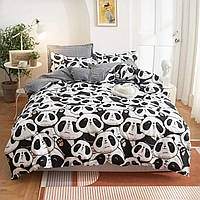 Комплект постільної білизни Бязь Голд Панда По, сімейний