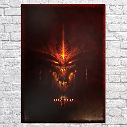 Плакат "Дьябло 3, Diablo 3", 85×60см (ID#873314166), цена: 300 ...