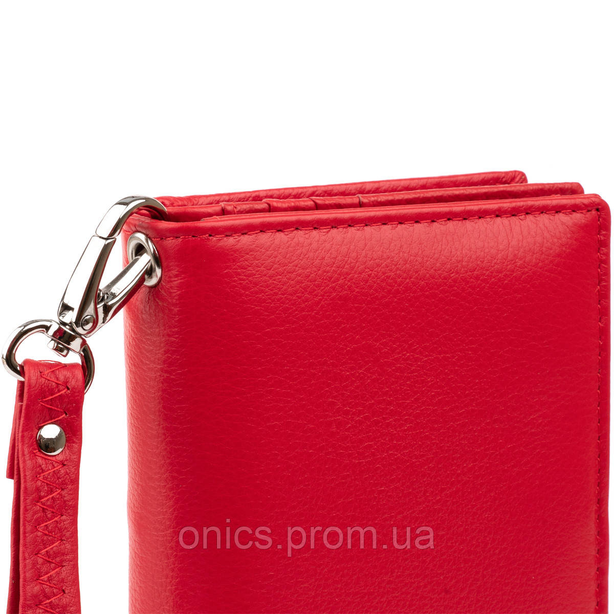 Вертикальный кошелек кожаный женский ST Leather 19275 Красный хорошее качество - фото 6 - id-p1946678775