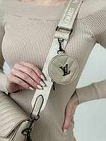 LV wave multi beige 23*15*7 хорошее качество женские сумочки и клатчи хорошее качество