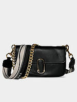 Marc Jacobs The J Marc Shoulder Bag Black 23 х 15 х 6 см гарна якість жіночі сумочки та клатчі гарне