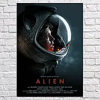 Плакат "Чужой, Рипли в скафандре, Alien (1979)", 42×30см