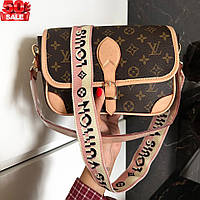 Сумка повседневная красивая через плечо с клапаном, Louis Vuitton Diane, качественные женские сумки дешево