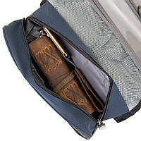 Текстильная сумка-органайзер в путешествие Vintage 20656 Темно-синяя хорошее качество