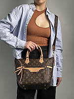 Louis Vuitton Tournelle PM Brown Canvas хорошее качество женские сумочки и клатчи хорошее качество