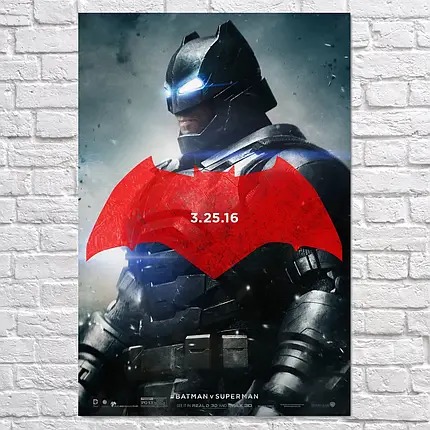 Плакат "Бетмен, Людина-кажан, Batman", 60×40см, фото 2