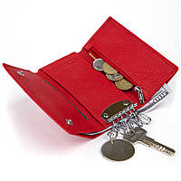 Ключница-кошелек женская ST Leather 19222 Красная хорошее качество