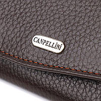 Женский кошелек с удобным функционалом кожаный CANPELLINI 21723 Коричневый хорошее качество