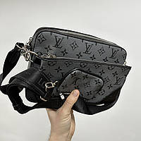 Louis Vuitton Trio Messenger Grey manbag Мужские сумки и барсетки хорошее качество