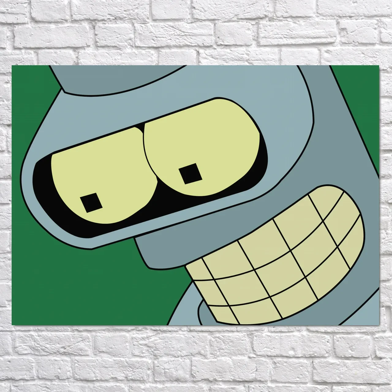 Плакат "Футурама, Бендер, Futurama, Bender", 43×60см