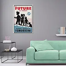 Плакат "Футурама, Futurama, Future is today", 60×43см, фото 2