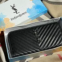 Yves Saint Laurent Wallet Black 20 х 11 х 2 см Женские кошельки и портмоне хорошее качество