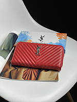 Yves Saint Laurent Wallet Red 20 х 11 х 2 см Женские кошельки и портмоне хорошее качество