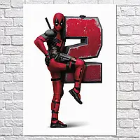 Плакат "Дэдпул 2, Deadpool 2", 60×43см