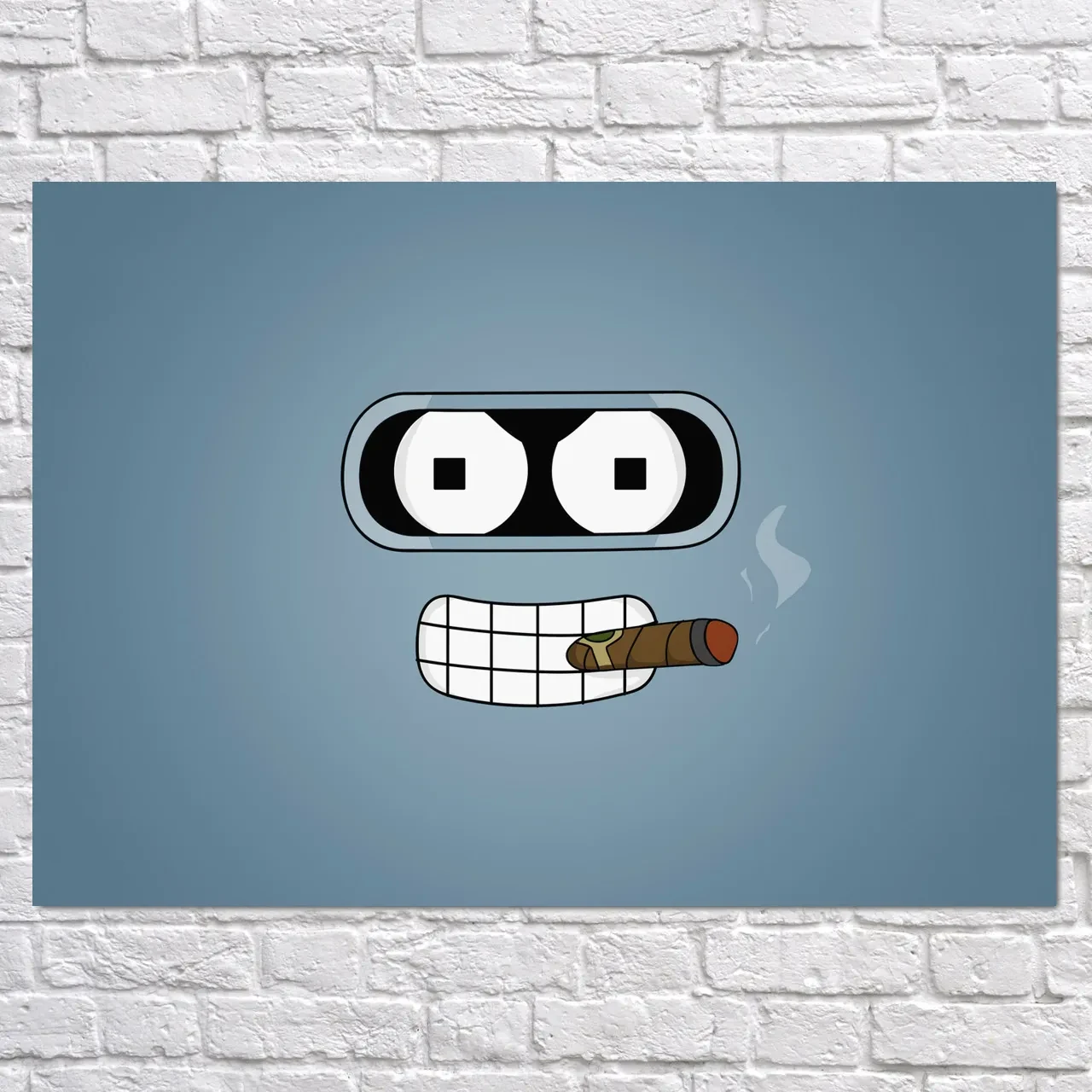 Плакат "Футурама, Бендер, Futurama, Bender", 43×60см