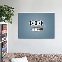 Плакат "Футурама, Бендер, Futurama, Bender", 43×60см, фото 2