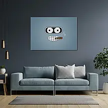 Плакат "Футурама, Бендер, Futurama, Bender", 43×60см, фото 3