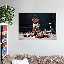 Плакат "Мохаммед Алі та Сонні Лістон, Muhammad Ali", 43×60см, фото 2