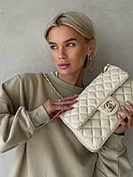 Chanel 2.55 Beige 25х17х8 женские сумочки и клатчи хорошее качество