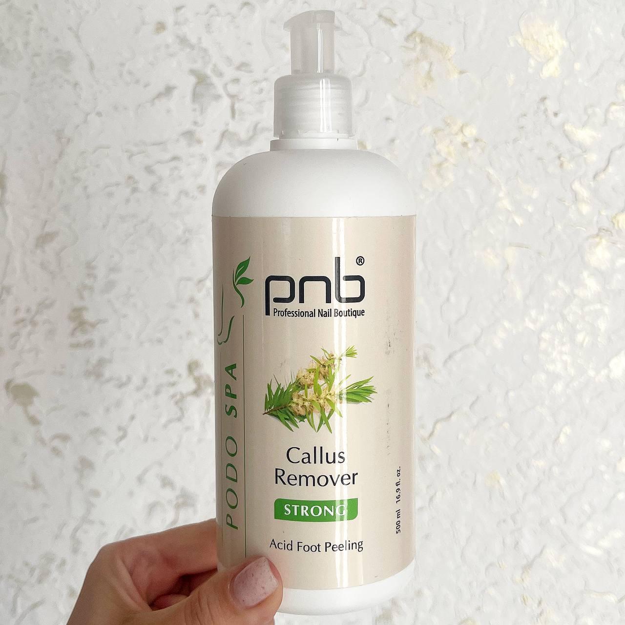 Кислотний пілінг для ніг PNB Callus Remover Podo SPA Strong, 500 мл