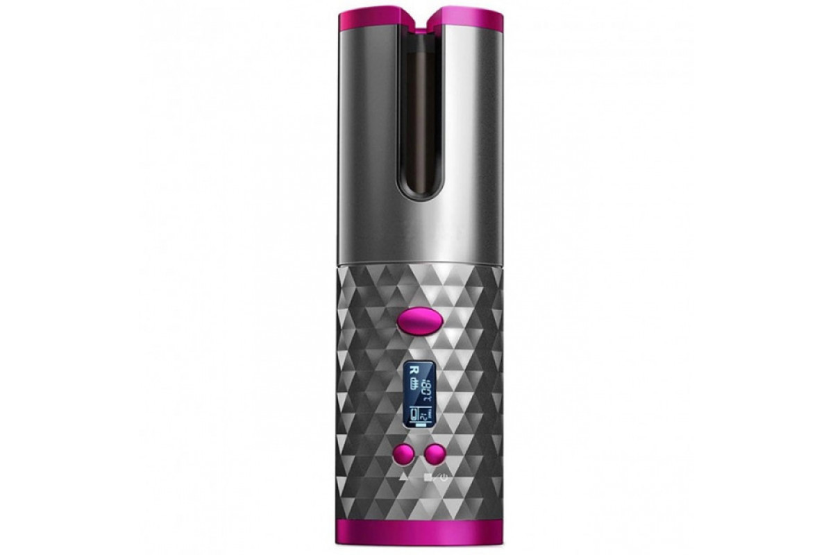 Бездротова з автонакручуванням плойка для завивки волосся Hair curler Заряджається від USB, фото 1