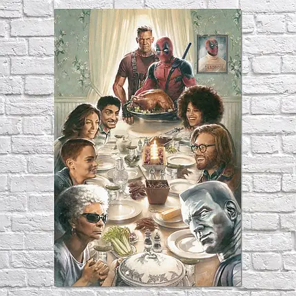 Плакат "Дедпул, Deadpool", 60×41см, фото 2