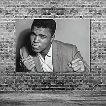 Плакат "Мохаммед Алі в піджаку, Muhammad Ali", 43×60см, фото 3