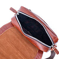 Надежная сумка на плечо KARYA 20903 кожаная Коричневый хорошее качество