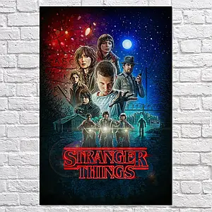 Плакат "Дивні Дива, Stranger Things", 60×40см