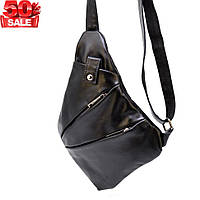 Мужская сумка-слинг через плечо GA-6402-3md черного цвета бренд TARWA на каждый день хорошее качество