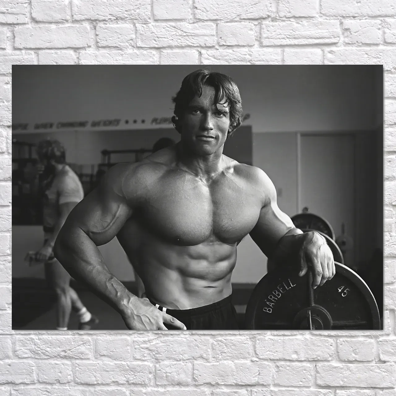 Плакат "Арнольд Шварценеггер, Містер Олімпія, спортзал, Arnold Schwarzenegger", 43×60см