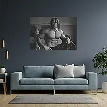 Плакат "Арнольд Шварценеггер, Містер Олімпія, спортзал, Arnold Schwarzenegger", 43×60см, фото 3