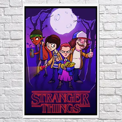 Плакат "Дивні Дива, Stranger Things", 60×43см, фото 2