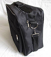 Мужская сумка через плечо барсетка папка портфель размер А4+ черная хорошее качество