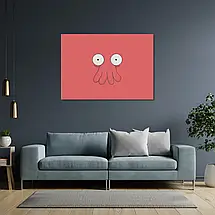 Плакат "Футурама, Зог, Futurama, ZOG", 43×60см, фото 3