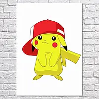 Плакат "Покемон Пикачу, Pokemon Pikachu", 60×43см