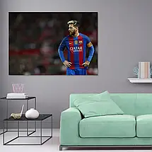 Плакат "Футболіст Ліонель Мессі, ФК Барселона, Lionel Messi, Barcelona", 43×60см, фото 2