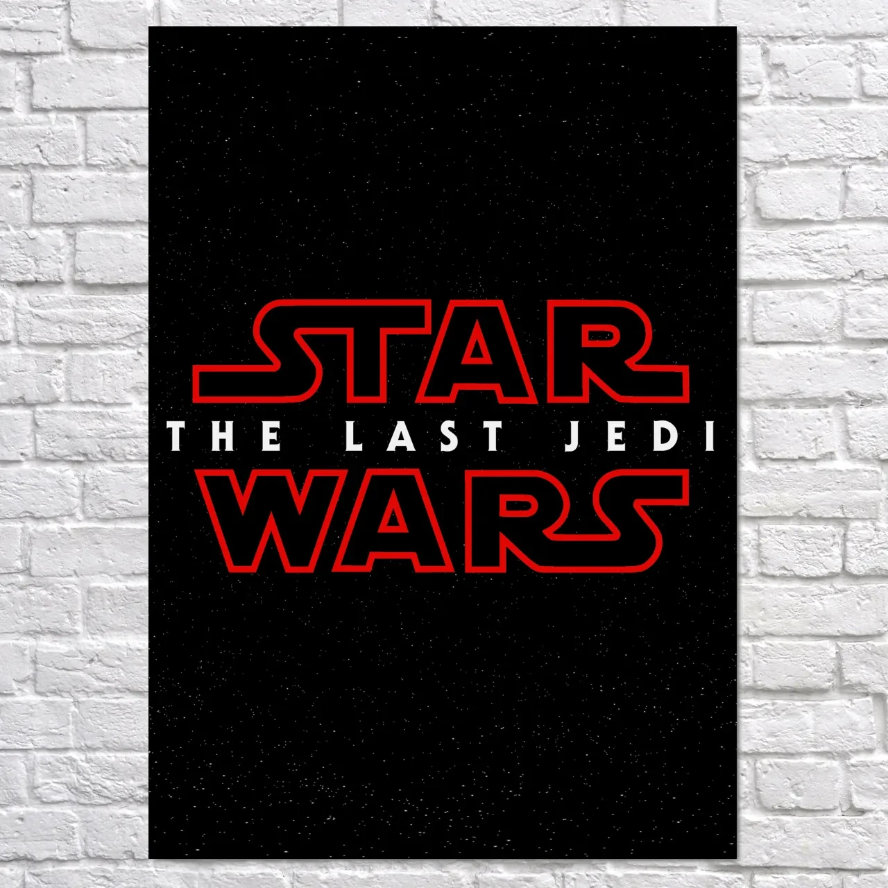 Плакат "Звёздные Войны: Последний Джедай, Лого, Star Wars: Last.