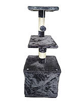 Кігтеточка, будиночок, дряпка для кішок Avko CatTree 1053 Grey, фото 4