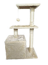 Кігтеточка, будиночок, дряпка для кішок Avko CatTree 1054 Beige, фото 6