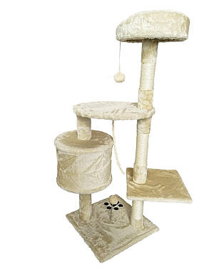 Кігтеточка, будиночок, дряпка для кішок Avko CatTree 1048 Beige, фото 3